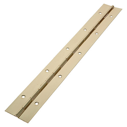 This is an image of Timco - Piano Hinge - Electro Brass 1800 x 38 434563