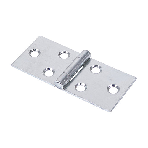 This is an image of Timco - Backflap Hinge - Uncranked Knuckle (404) - Zinc 38 x 87 (1 Pairs TIMpac) 434715P