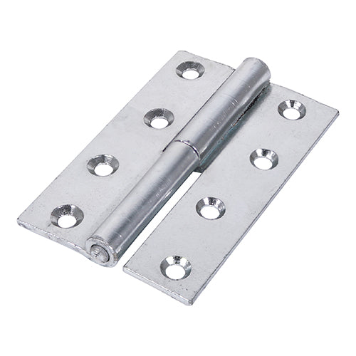 This is an image of Timco - Lift Off Hinge (457) - Left Hand - Zinc 101 x 63 (1 Pairs Plain Bag) 434815