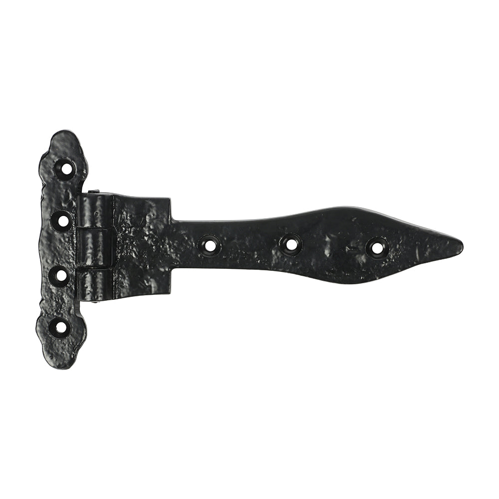 This is an image of Timco - Pair of Spear Hinges - Antique Black 161mm (1 Pairs Bag) 442005