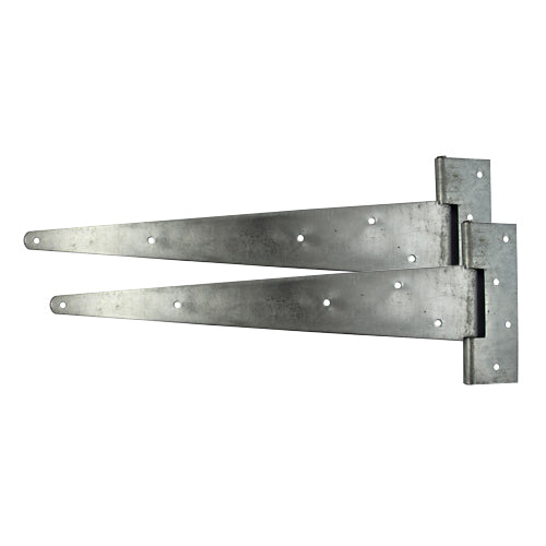 This is an image of Timco - Pair of Scotch Tee Hinges - Hot Dipped Galvanised 18" (1 Pairs Plain Bag) 442784