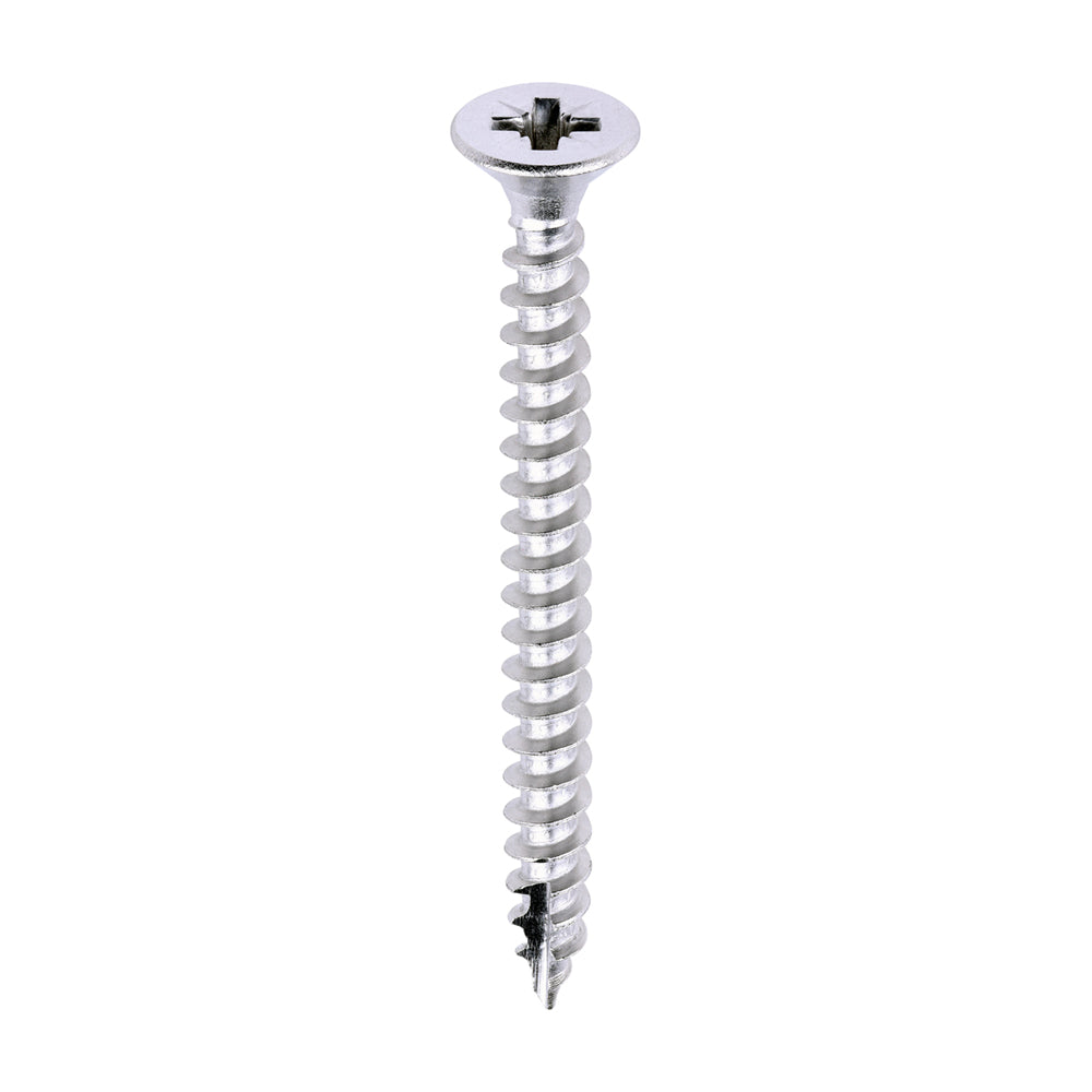 This is an image of Timco - Classic Multi-Purpose Screws - PZ - Double Countersunk - A2 Stainless Steel 4.5 x 50mm - (200 PCS Box) 45050CLASS