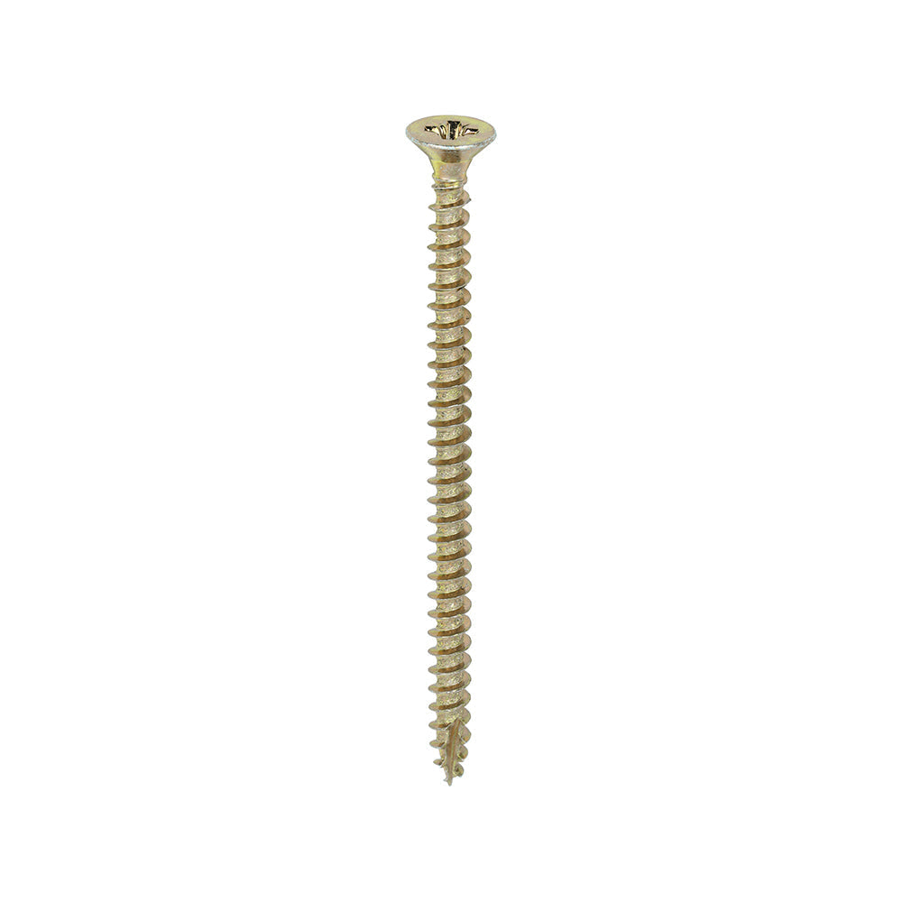 This is an image of Timco - Classic Multi-Purpose Screws - PZ - Double Countersunk - Yellow 4.5 x 70mm - (200 PCS Box) 45070CLAF