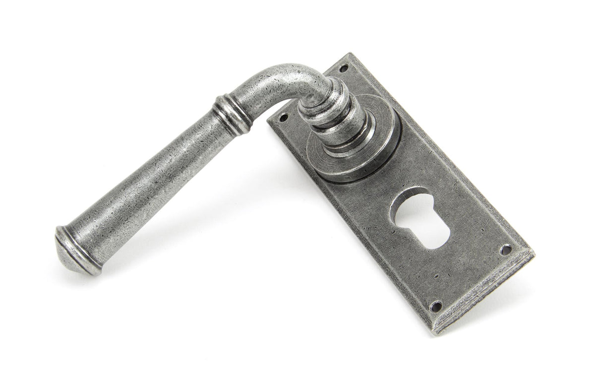 From The Anvil - Pewter Regency Lever Euro Lock Set | Sku. 45128 | Trade Door Handles.