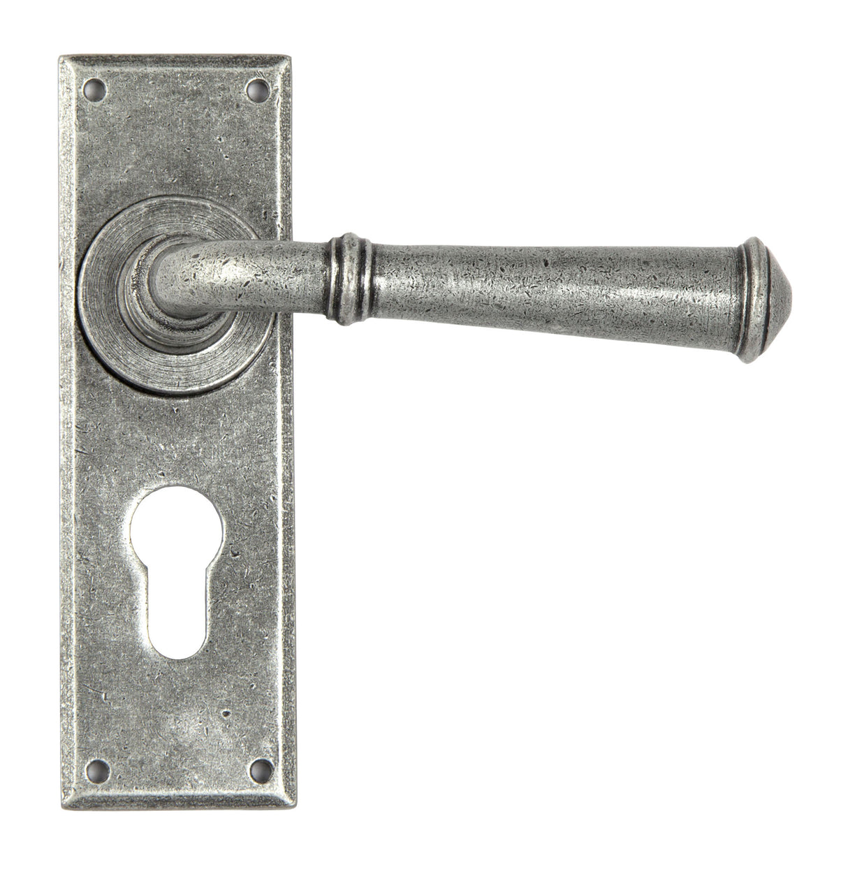 From The Anvil - Pewter Regency Lever Euro Lock Set | Sku. 45128 | Trade Door Handles.