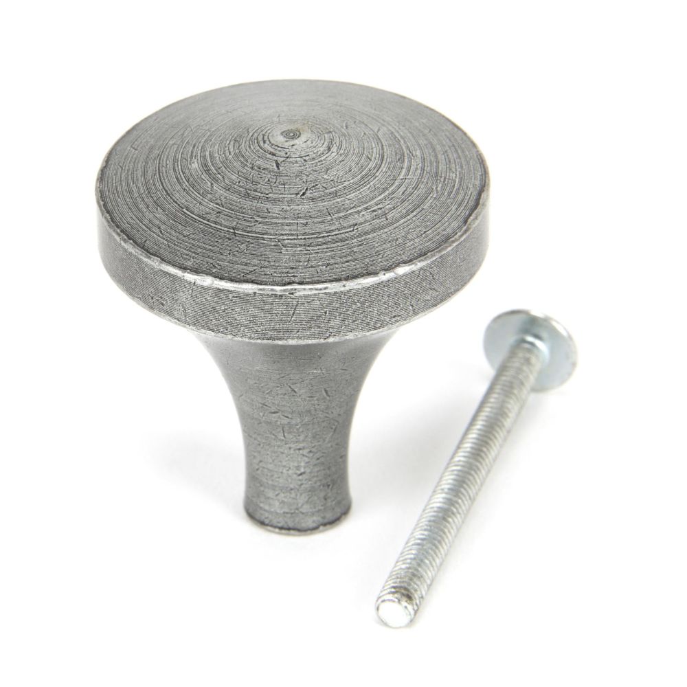From The Anvil - Pewter Shropshire Cabinet Knob - Large | Sku. 45212 | Trade Door Handles.