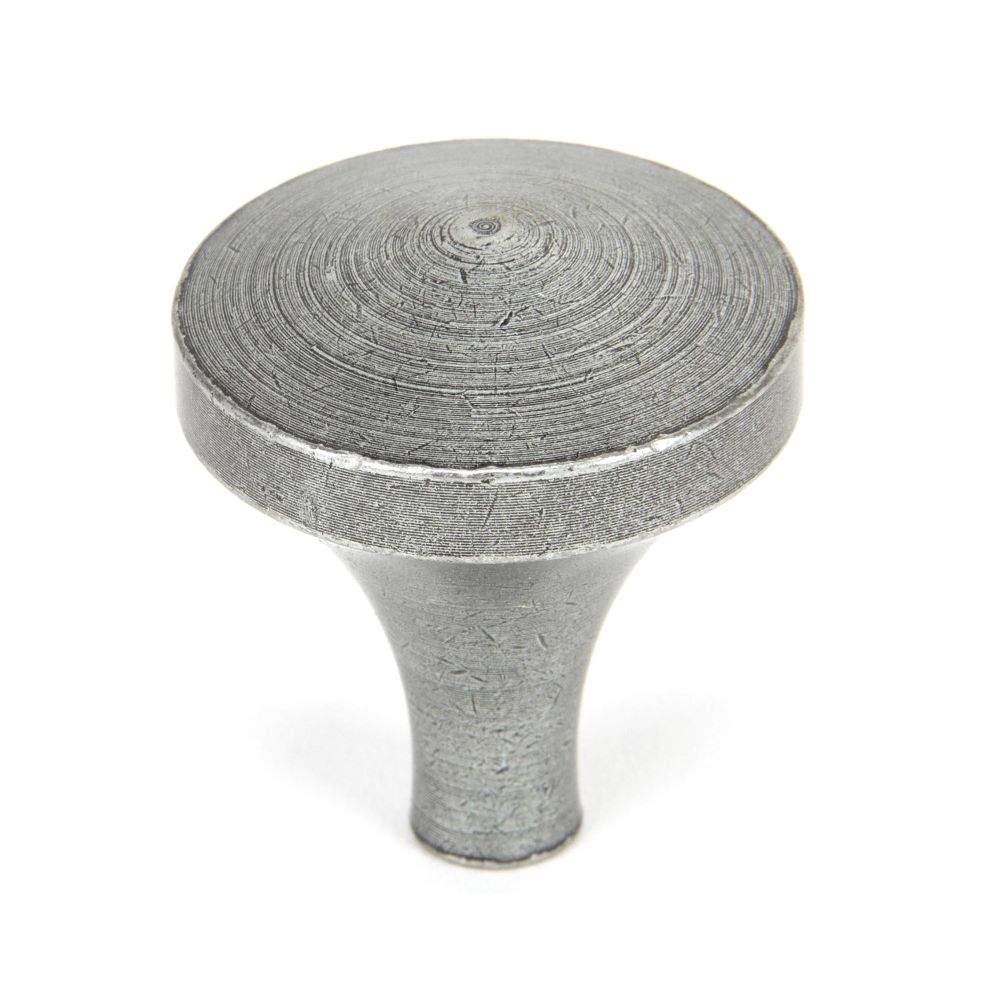 From The Anvil - Pewter Shropshire Cabinet Knob - Large | Sku. 45212 | Trade Door Handles.