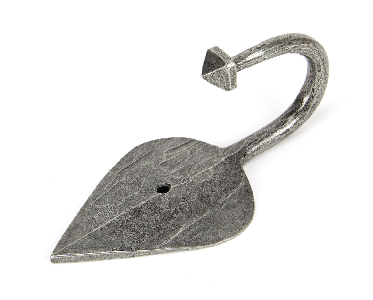 From The Anvil - Pewter Shropshire Coat Hook | Sku. 45233 | Trade Door Handles.
