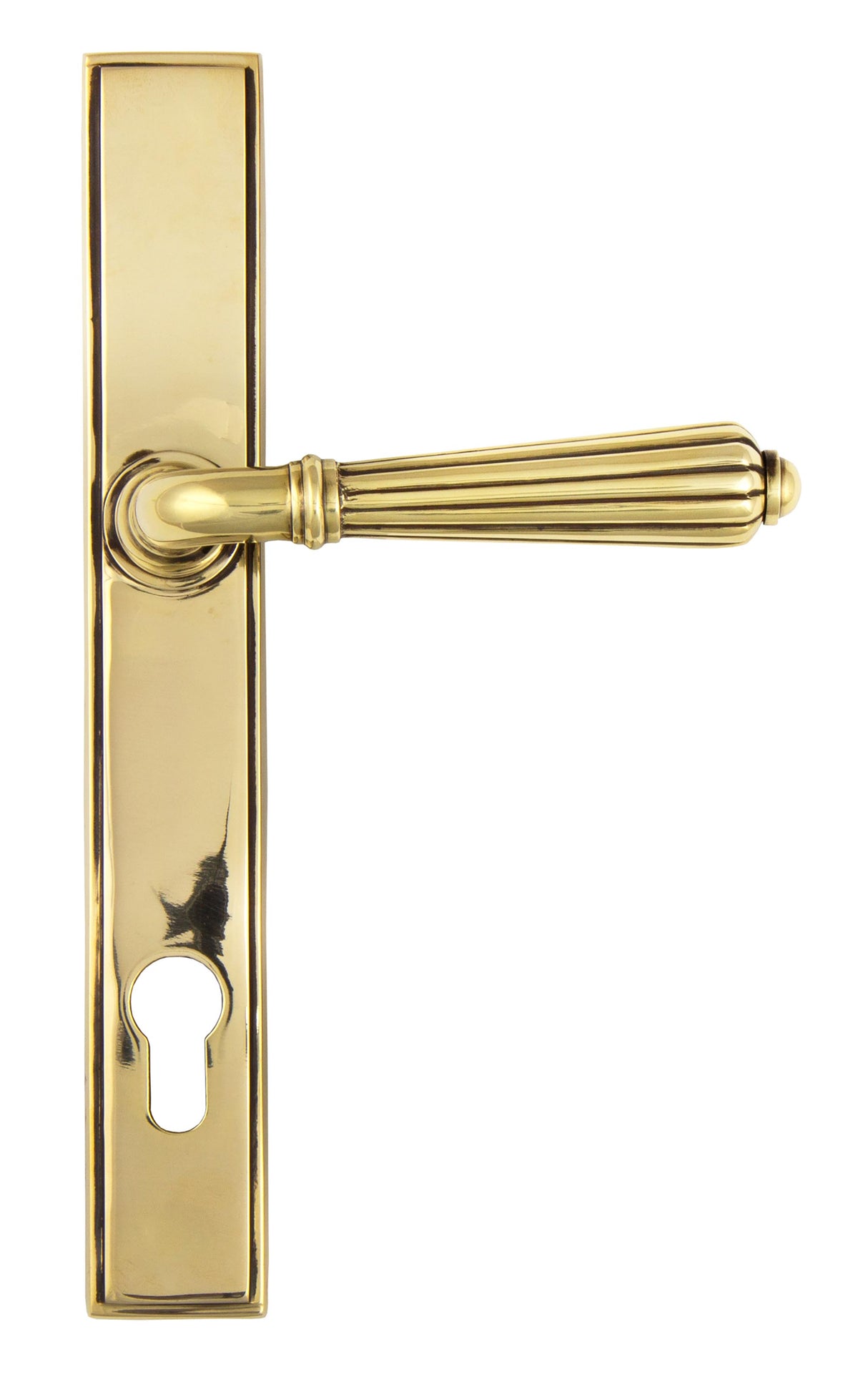 From The Anvil - Aged Brass Hinton Slimline Lever Espag. Lock Set | Sku. 45314 | Trade Door Handles.