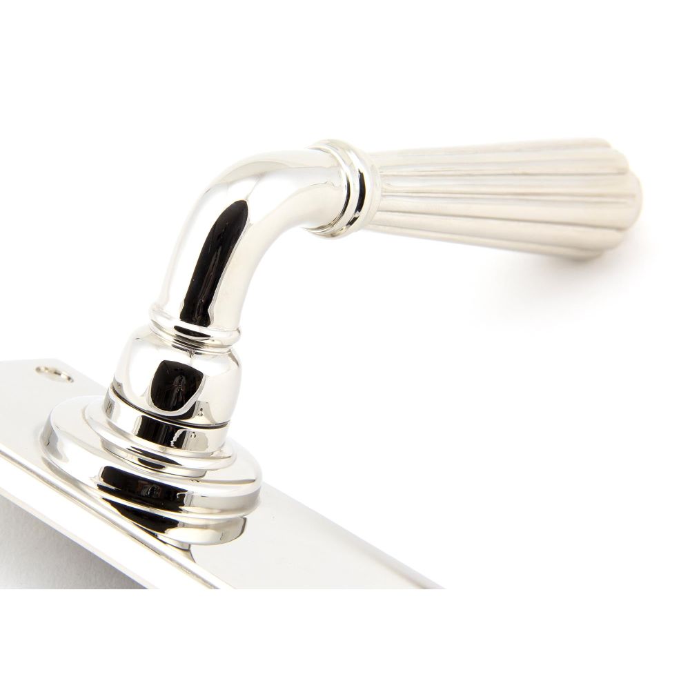 From The Anvil - Polished Nickel Hinton Lever Latch Set | Sku. 45323 | Trade Door Handles.