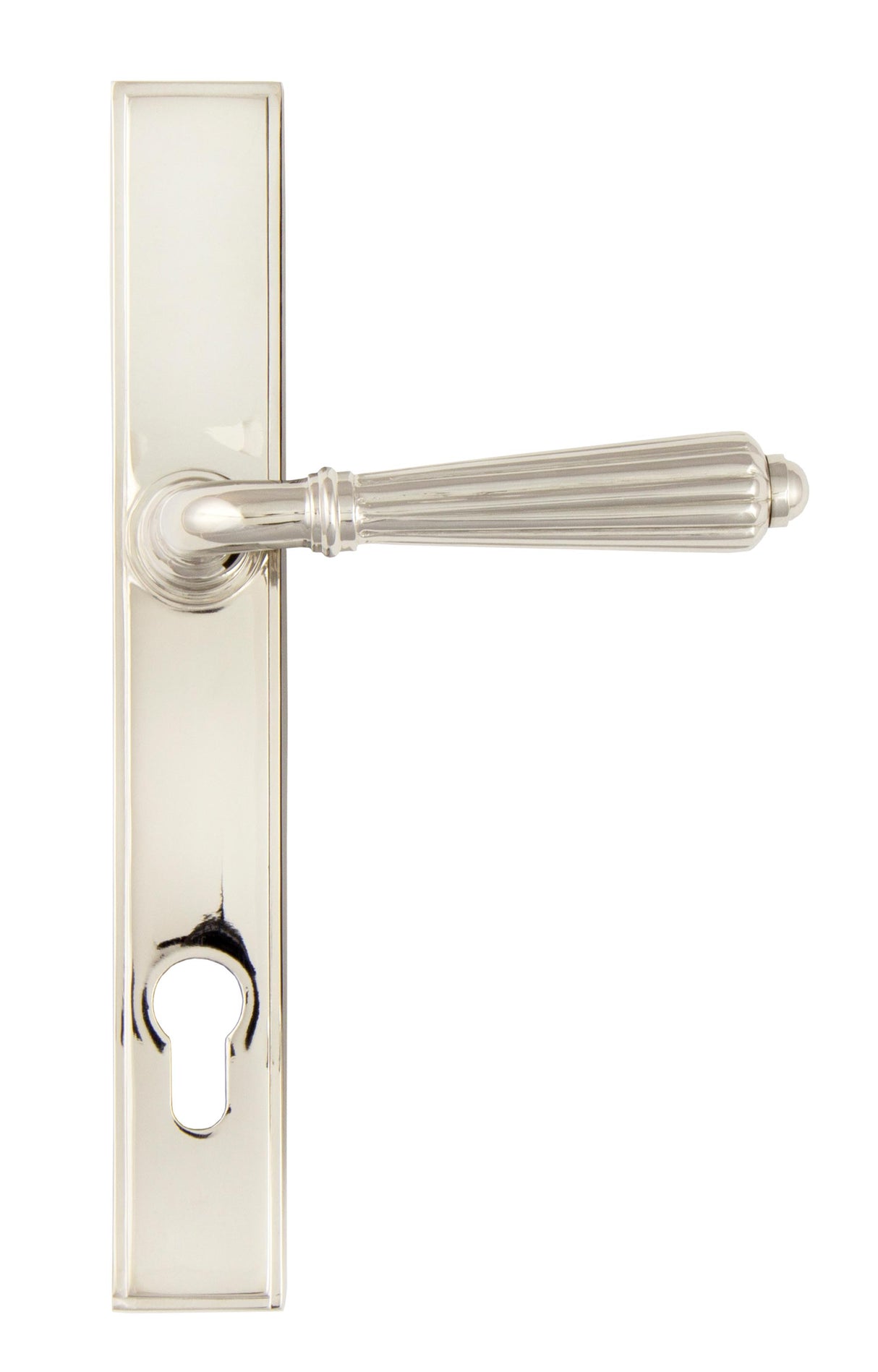 From The Anvil - Polished Nickel Hinton Slimline Lever Espag. Lock Set | Sku. 45326 | Trade Door Handles.