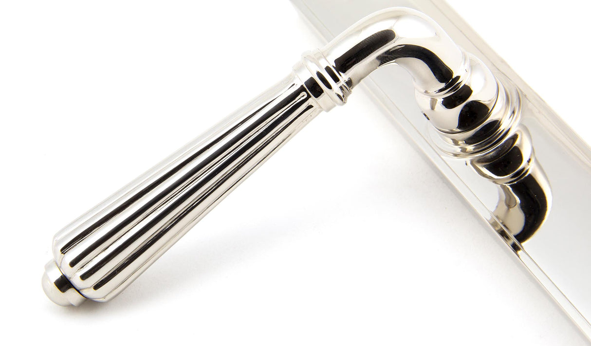 From The Anvil - Polished Nickel Hinton Slimline Lever Espag. Lock Set | Sku. 45326 | Trade Door Handles.