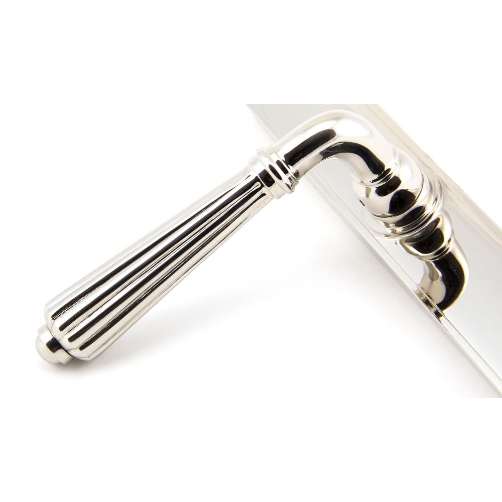 From The Anvil - Polished Nickel Hinton Slimline Lever Espag. Lock Set | Sku. 45326 | Trade Door Handles.