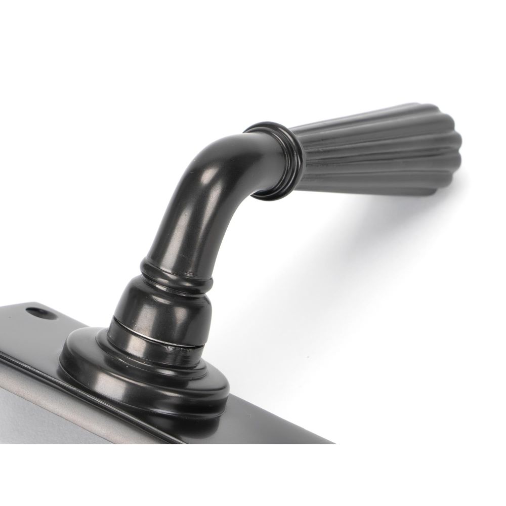 From The Anvil - Aged Bronze Hinton Lever Lock Set | Sku. 45328 | Trade Door Handles.