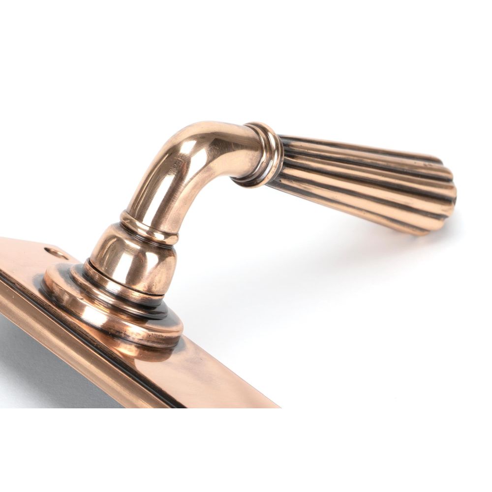 From The Anvil - Polished Bronze Hinton Lever Bathroom Set | Sku. 45336 | Trade Door Handles.