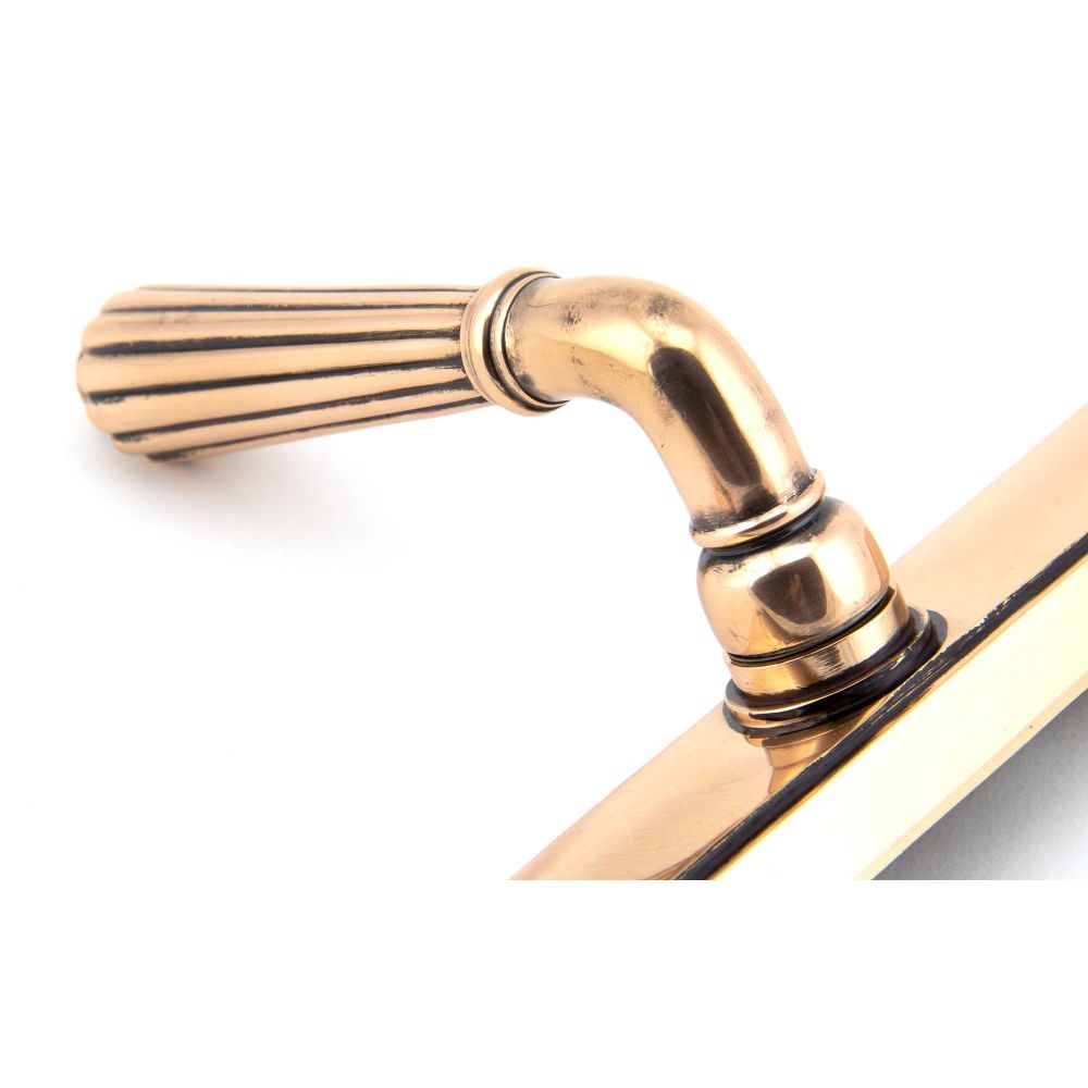 From The Anvil - Polished Bronze Hinton Slimline Lever Espag. Lock Set | Sku. 45338 | Trade Door Handles.