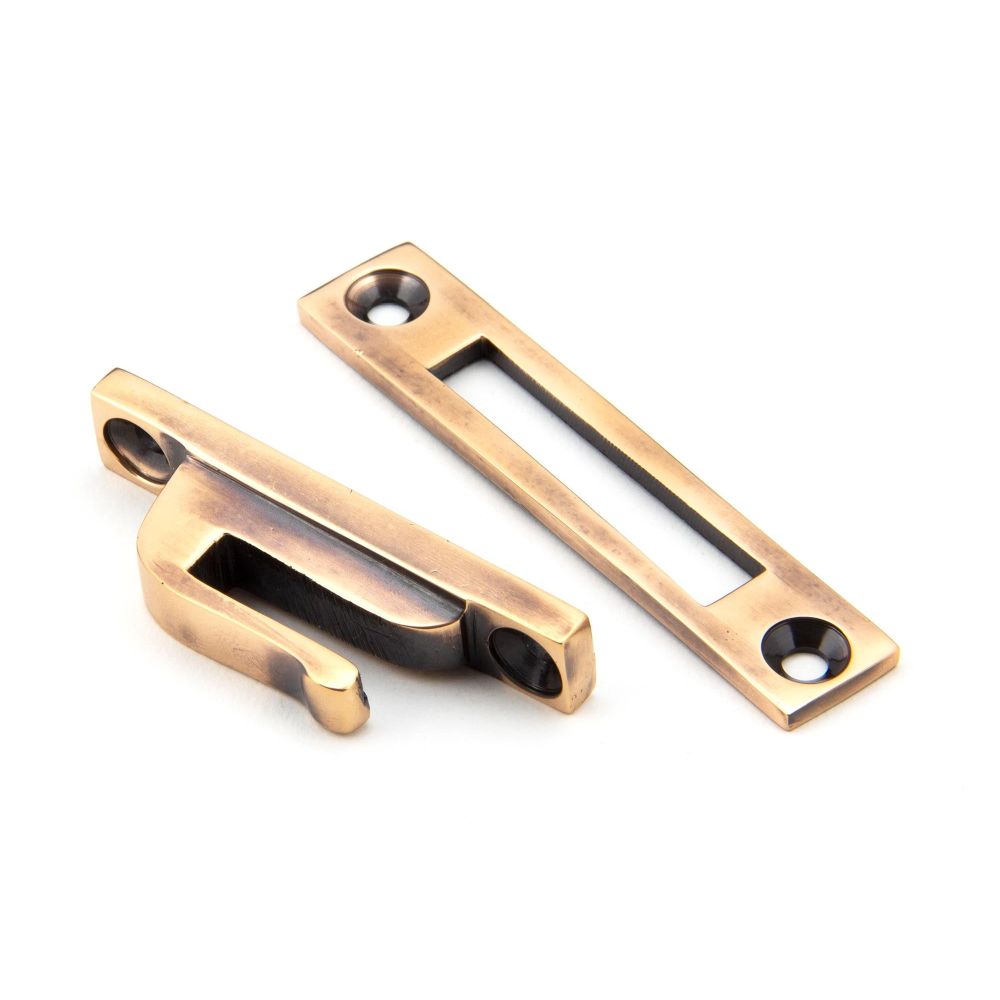 From The Anvil - Polished Bronze Locking Hinton Fastener | Sku. 45343 | Trade Door Handles.