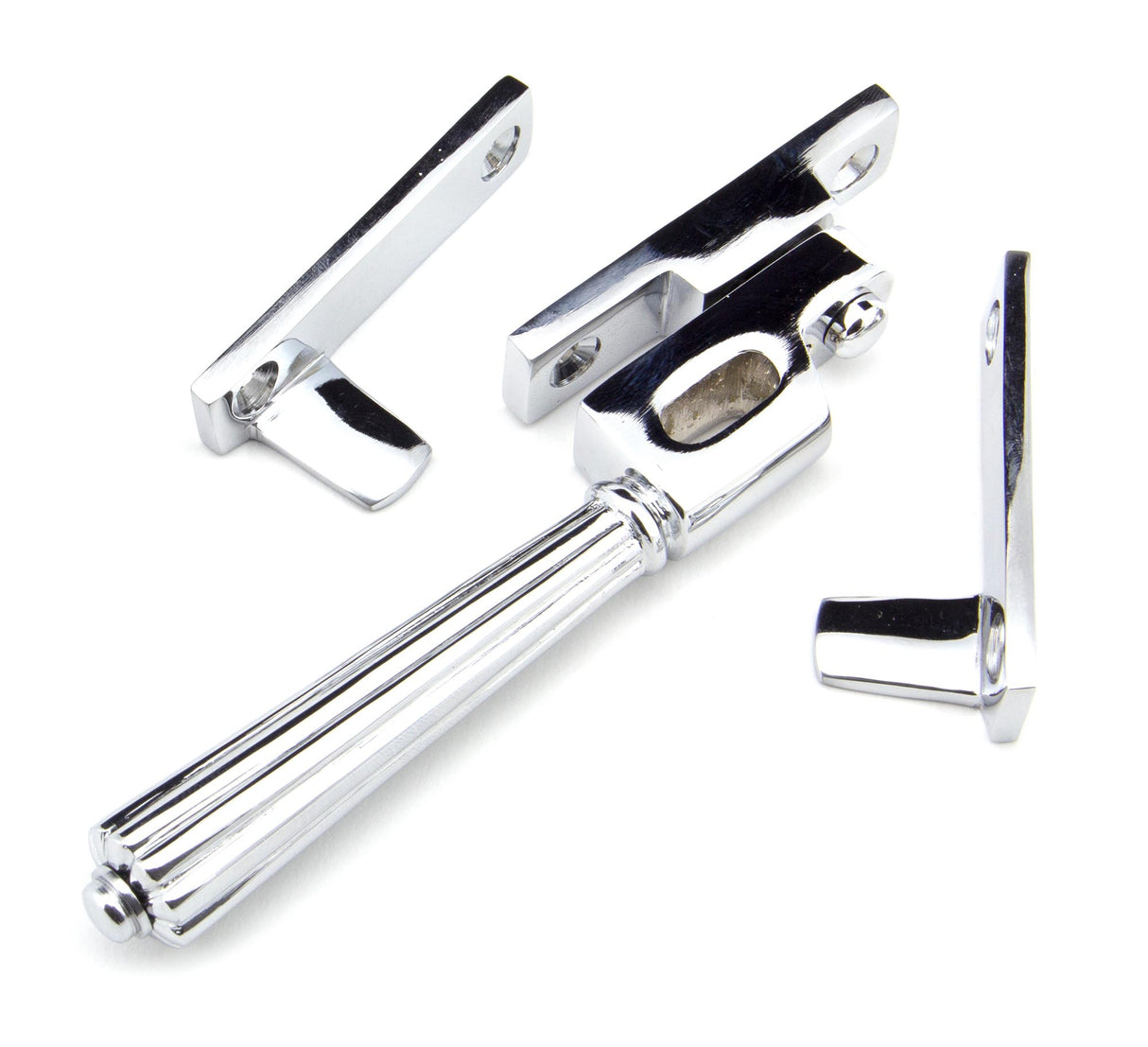 From The Anvil - Polished Chrome Night-Vent Locking Hinton Fastener | Sku. 45345 | Trade Door Handles.