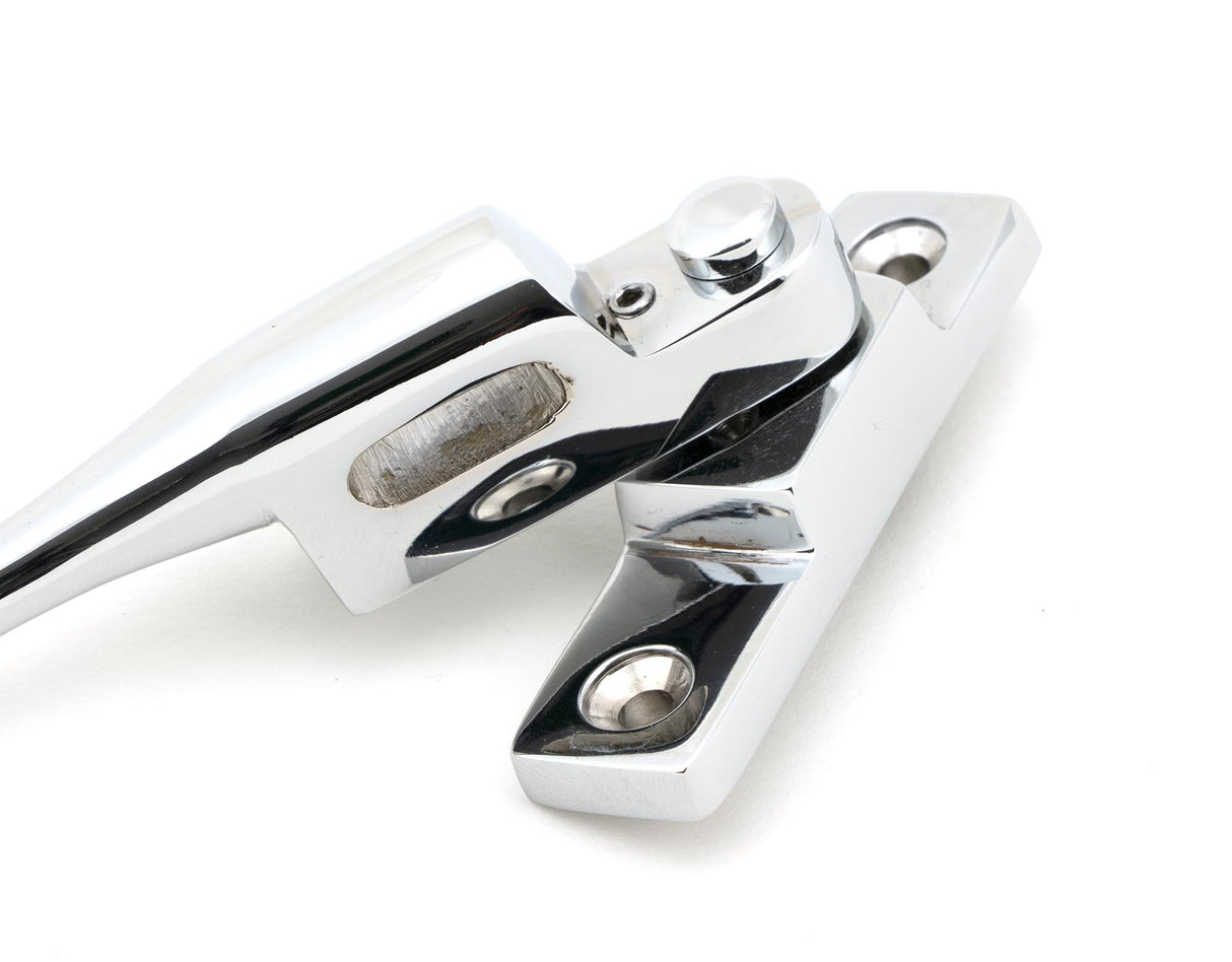 From The Anvil - Polished Chrome Night-Vent Locking Peardrop Fastener - RH | Sku. 45395 | Trade Door Handles.