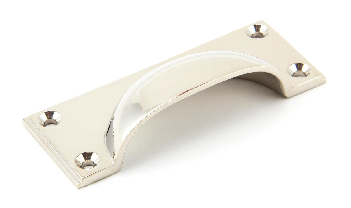 From The Anvil - Polished Nickel Art Deco Drawer Pull | Sku. 45401 | Trade Door Handles.