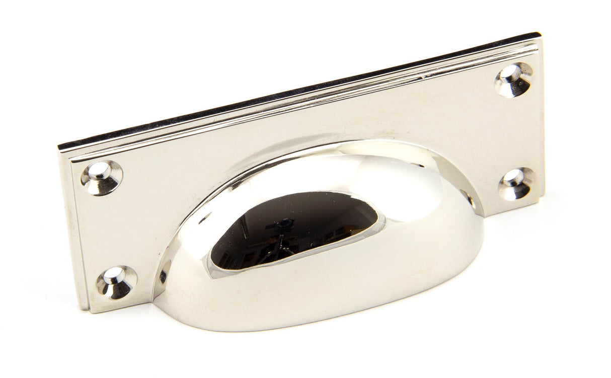 From The Anvil - Polished Nickel Art Deco Drawer Pull | Sku. 45401 | Trade Door Handles.
