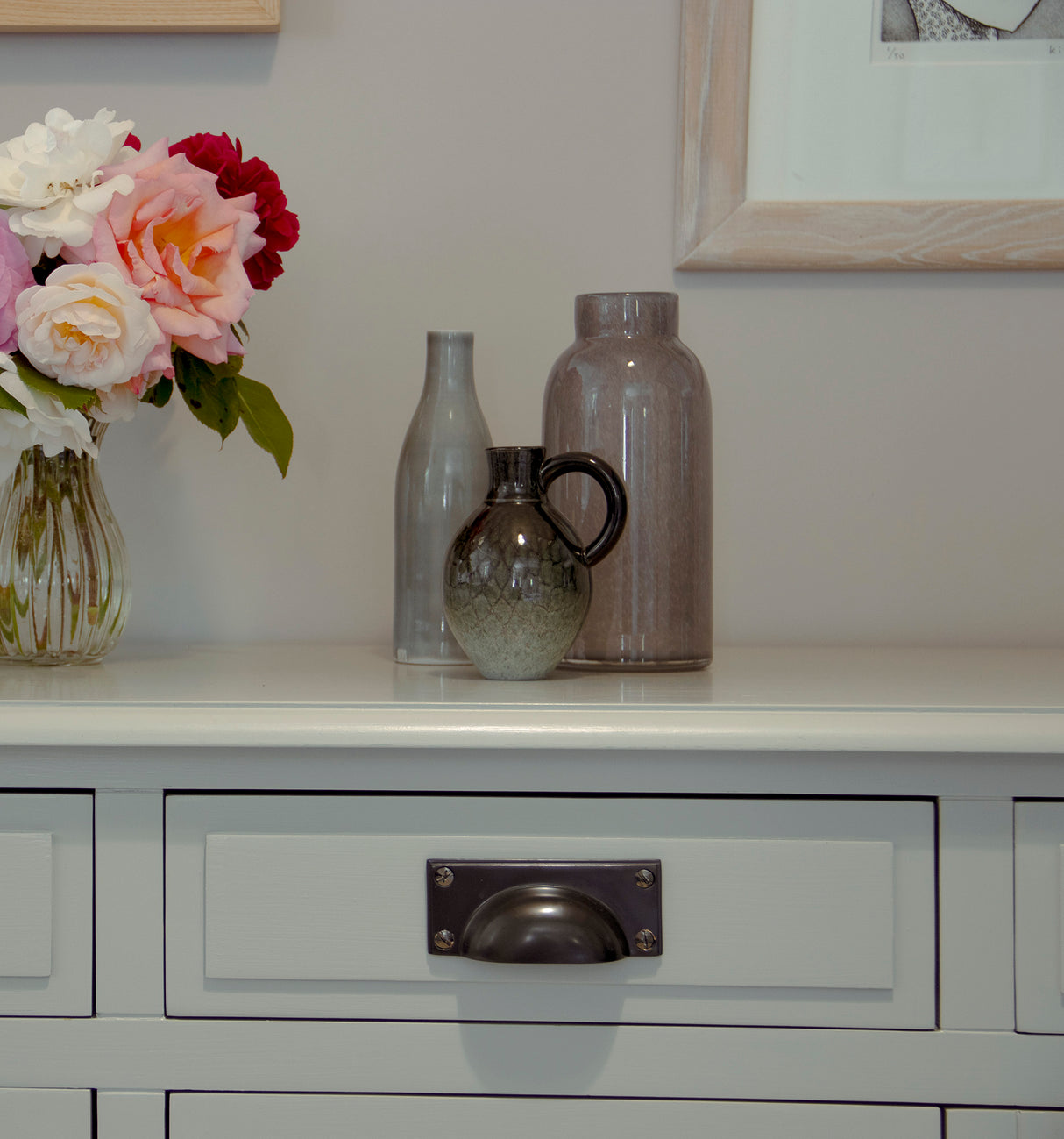 From The Anvil - Aged Bronze Art Deco Drawer Pull | Sku. 45403 | Trade Door Handles.