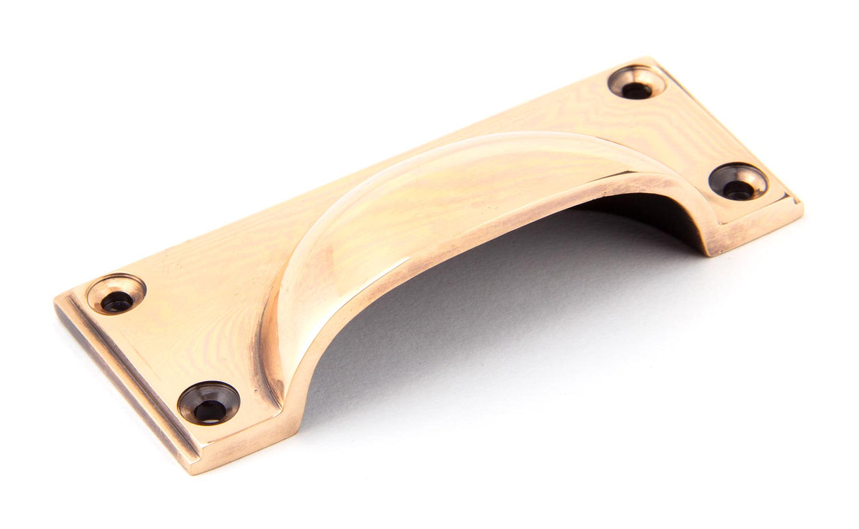 From The Anvil - Polished Bronze Art Deco Drawer Pull | Sku. 45404 | Trade Door Handles.