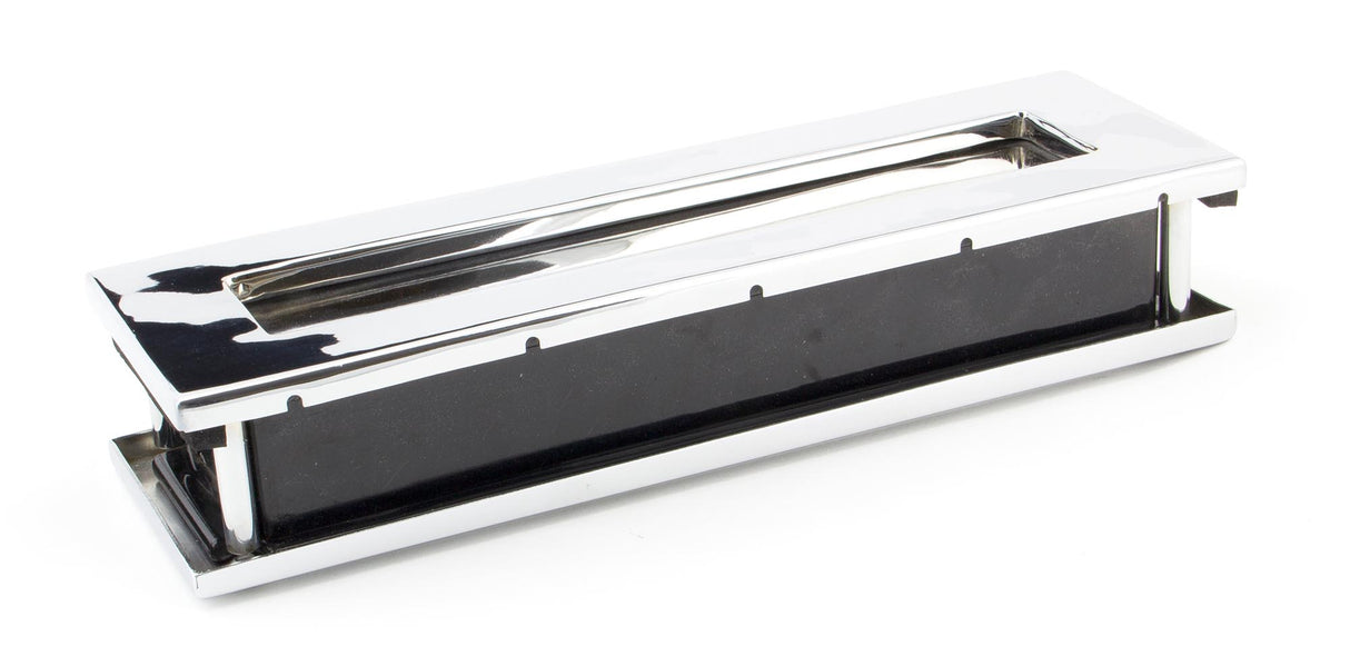 From The Anvil - Polished Chrome Traditional Letterbox | Sku. 45444 | Trade Door Handles.