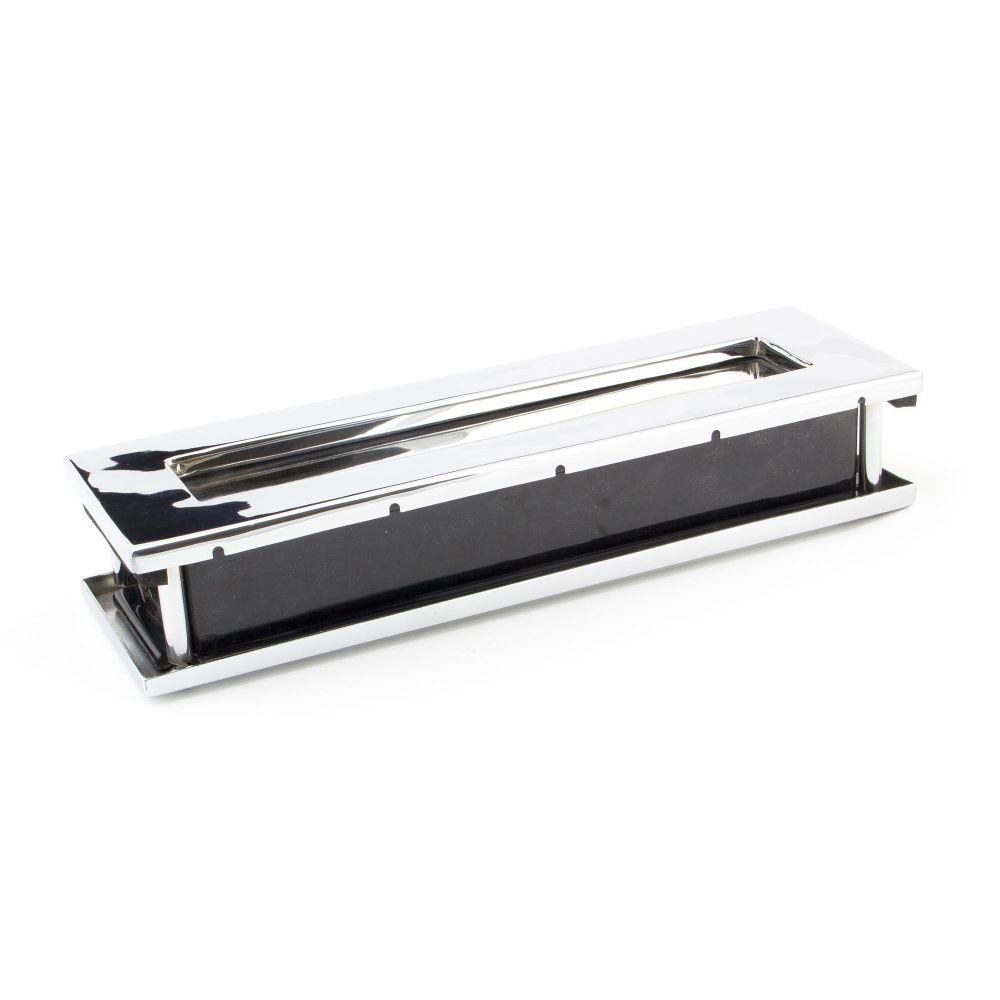From The Anvil - Polished Chrome Traditional Letterbox | Sku. 45444 | Trade Door Handles.