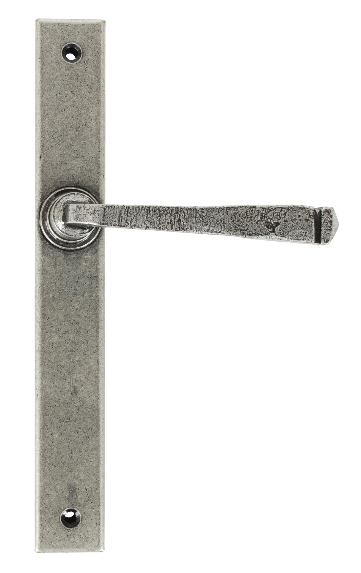 From The Anvil - Pewter Avon Slimline Lever Espag. Latch Set | Sku. 45446 | Trade Door Handles.