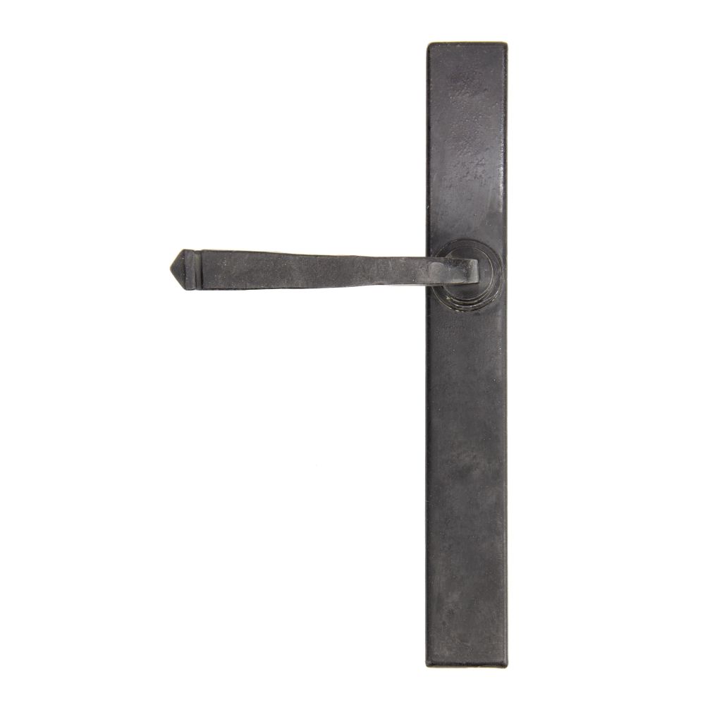 From The Anvil - External Beeswax Avon Slimline Lever Espag. Latch Set | Sku. 45447 | Trade Door Handles.