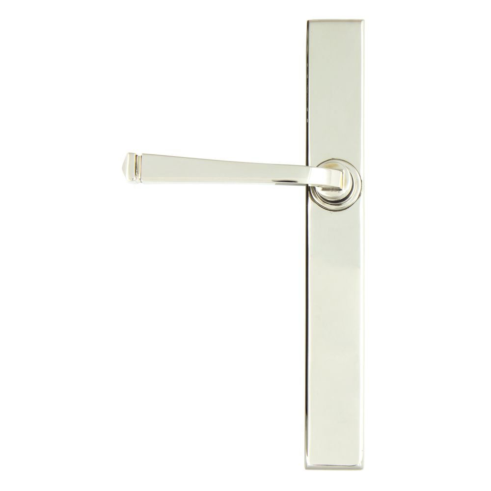From The Anvil - Polished Nickel Avon Slimline Lever Espag. Latch Set | Sku. 45449 | Trade Door Handles.