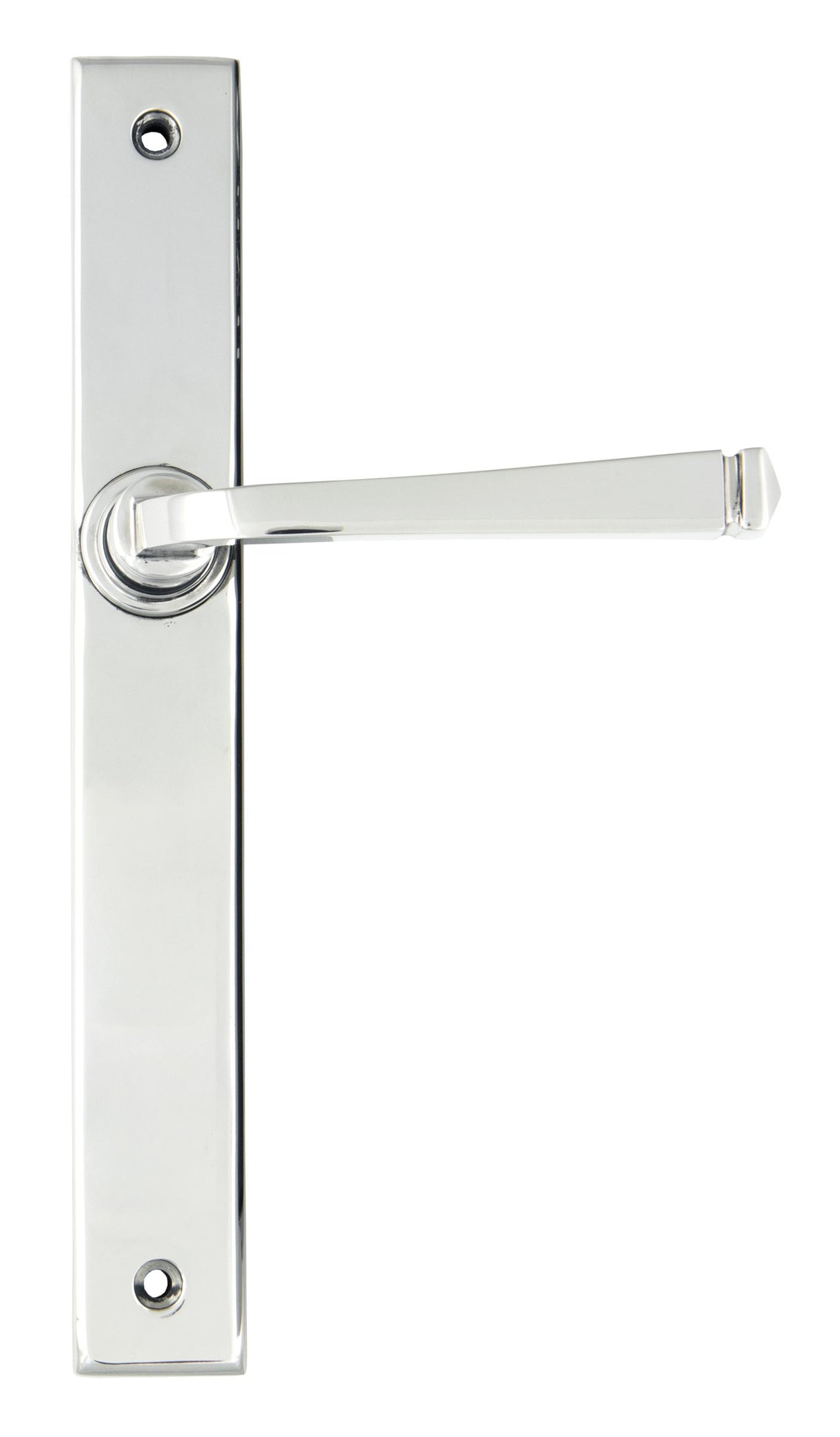 From The Anvil - Polished Chrome Avon Slimline Lever Espag. Latch Set | Sku. 45450 | Trade Door Handles.