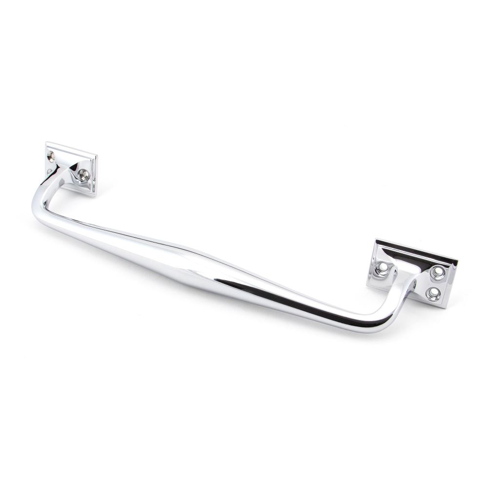 From The Anvil - Polished Chrome 300mm Art Deco Pull Handle | Sku. 45457 | Trade Door Handles.