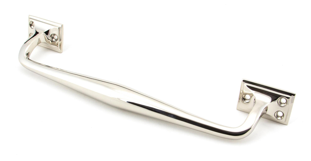 From The Anvil - Polished Nickel 300mm Art Deco Pull Handle | Sku. 45458 | Trade Door Handles.