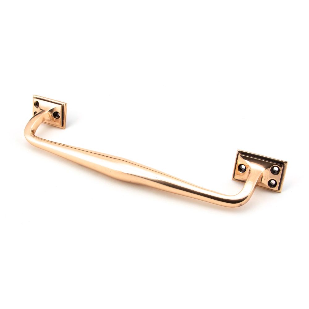 From The Anvil - Polished Bronze 300mm Art Deco Pull Handle | Sku. 45460 | Trade Door Handles.