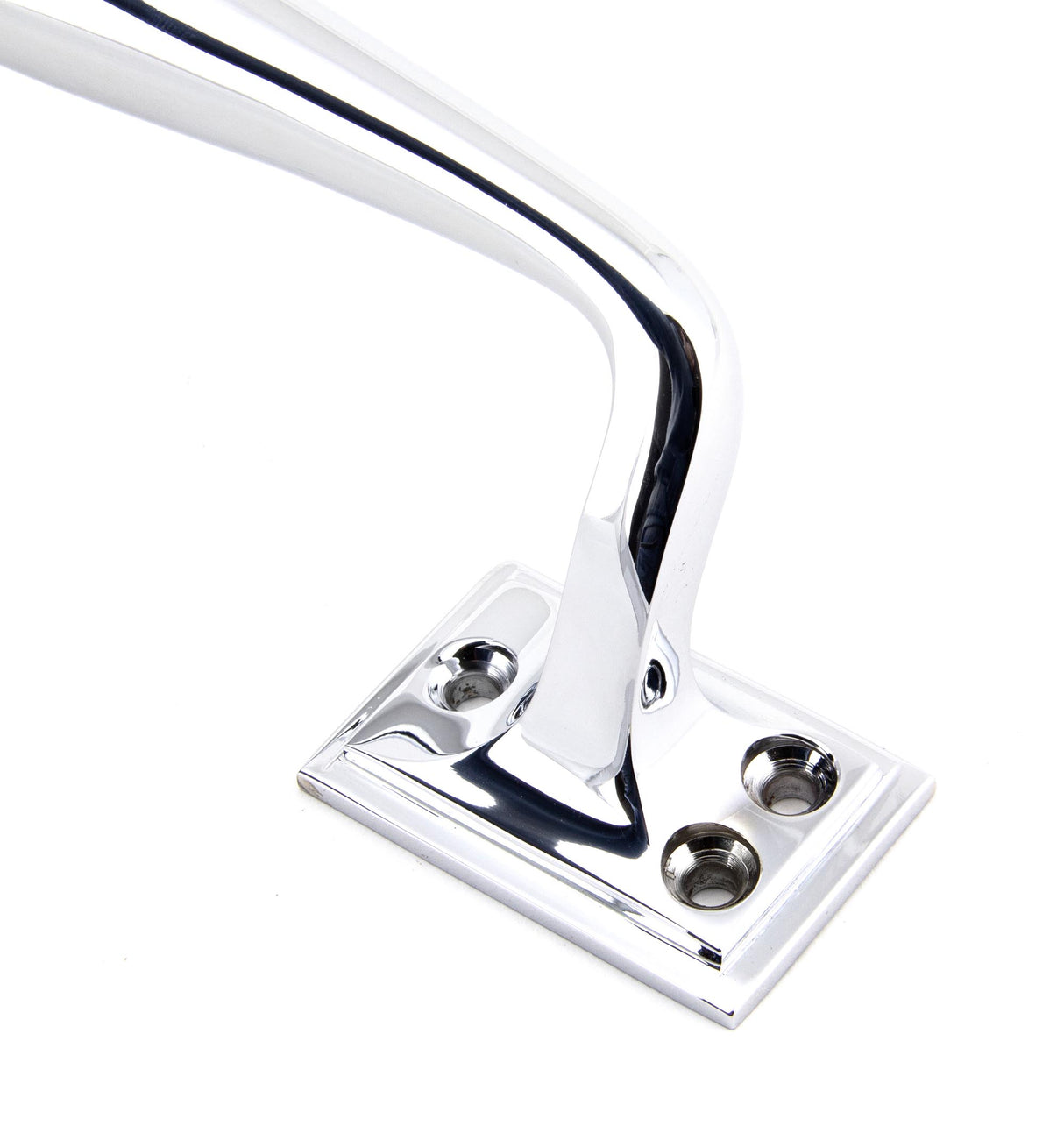 From The Anvil - Polished Chrome 230mm Art Deco Pull Handle | Sku. 45462 | Trade Door Handles.