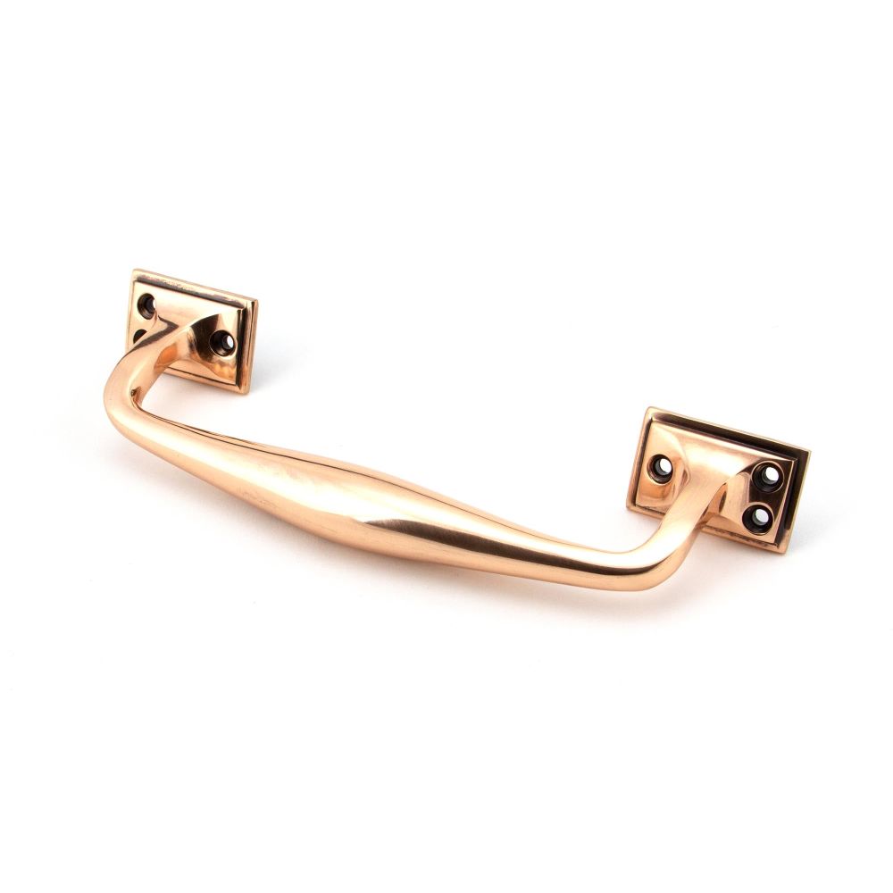 From The Anvil - Polished Bronze 230mm Art Deco Pull Handle | Sku. 45465 | Trade Door Handles.