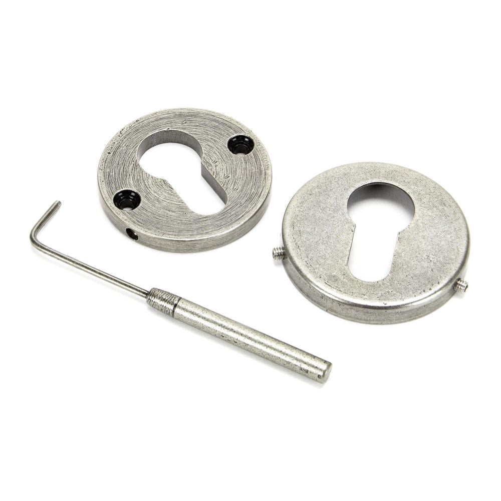 From The Anvil - Pewter 52mm Regency Concealed Escutcheon | Sku. 45467 | Trade Door Handles.