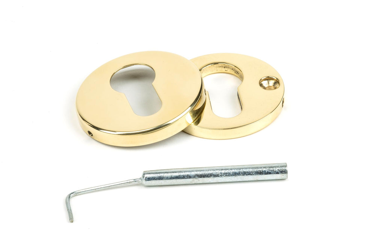 From The Anvil - Aged Brass 52mm Regency Concealed Escutcheon | Sku. 45473 | Trade Door Handles.