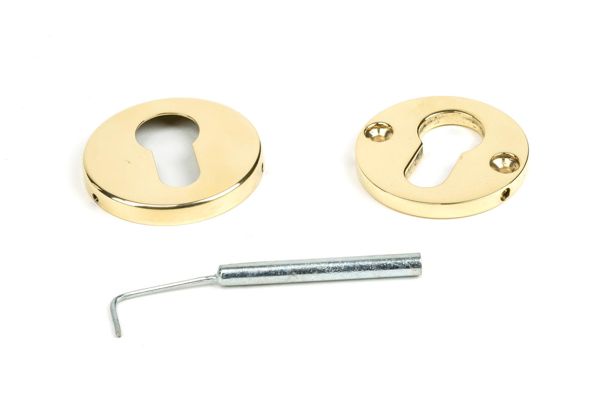 From The Anvil - Aged Brass 52mm Regency Concealed Escutcheon | Sku. 45473 | Trade Door Handles.