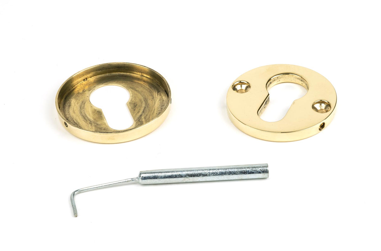 From The Anvil - Aged Brass 52mm Regency Concealed Escutcheon | Sku. 45473 | Trade Door Handles.