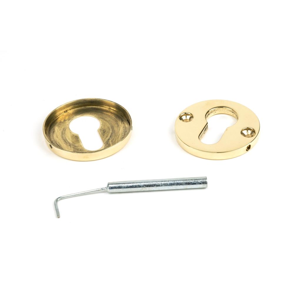 From The Anvil - Aged Brass 52mm Regency Concealed Escutcheon | Sku. 45473 | Trade Door Handles.
