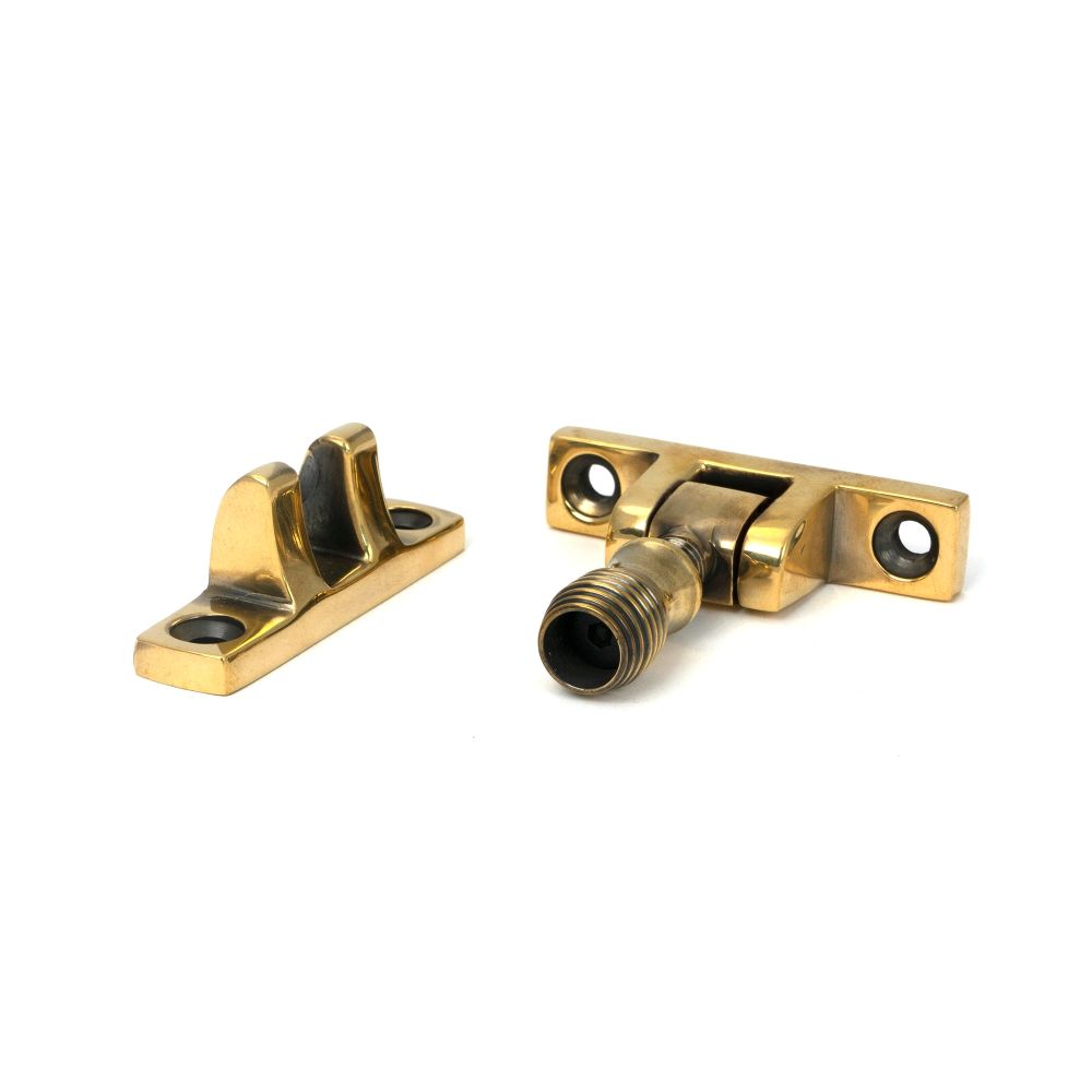 From The Anvil - Aged Brass Beehive Brighton Fastener - Narrow (Square) | Sku. 45492 | Trade Door Handles.