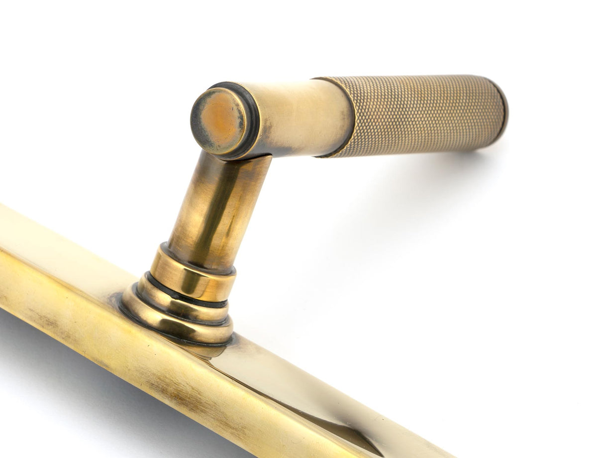 From The Anvil - Aged Brass Brompton Slimline Lever Espag. Lock Set | Sku. 45499 | Trade Door Handles.