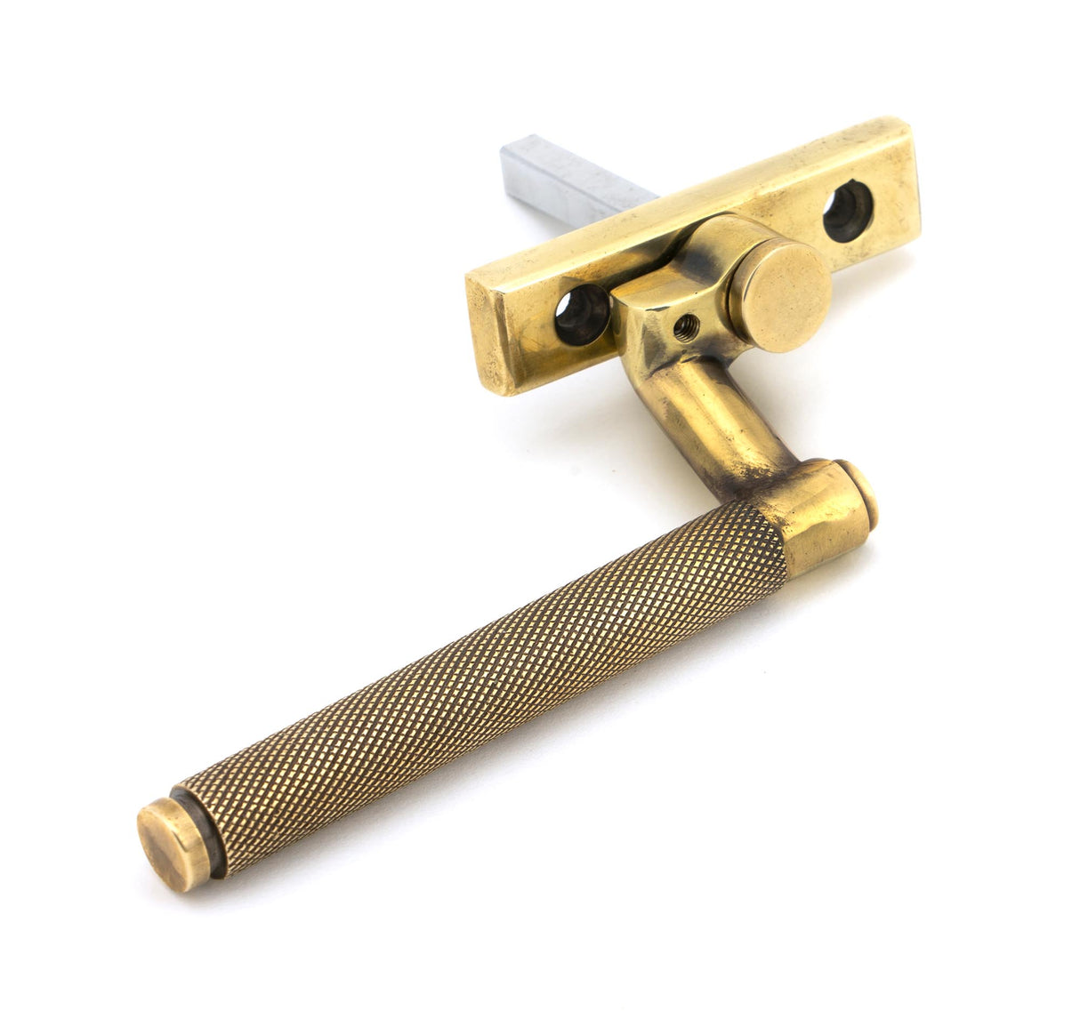 From The Anvil - Aged Brass Brompton Espag - RH | Sku. 45504 | Trade Door Handles.