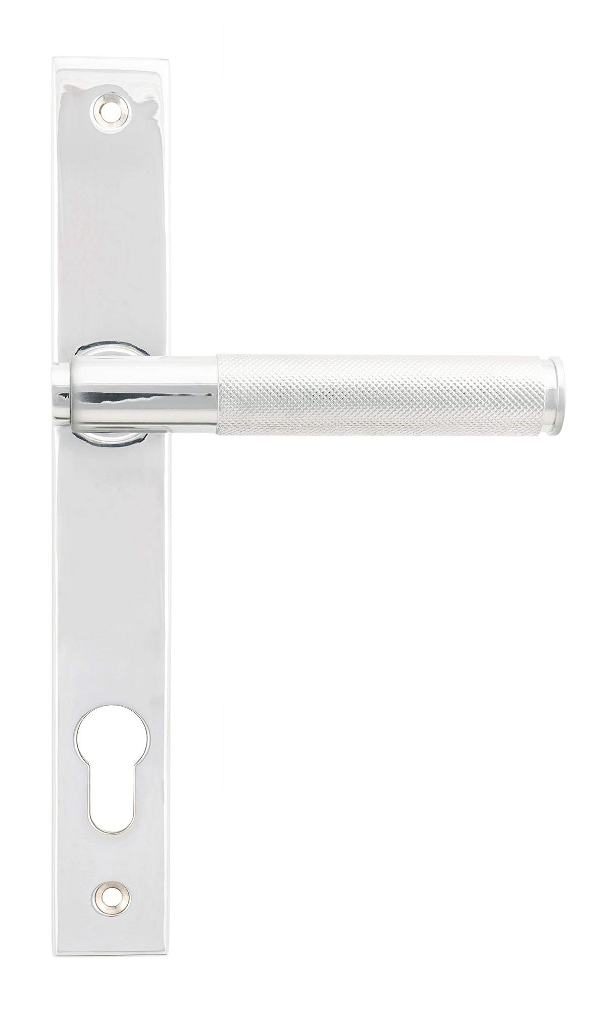 From The Anvil - Polished Chrome Brompton Slimline Lever Espag. Lock Set | Sku. 45525 | Trade Door Handles.