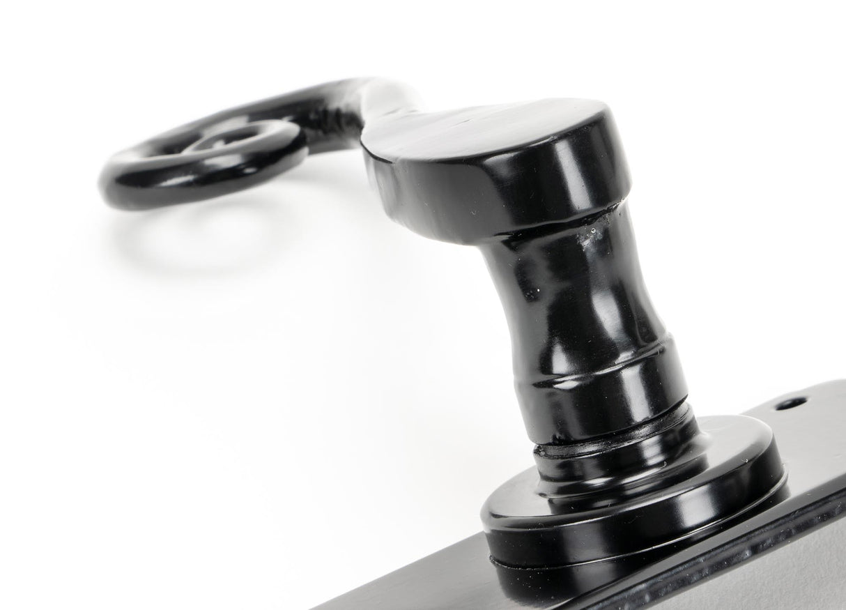 From The Anvil - Black Monkeytail Lever Euro Lock Set | Sku. 45591 | Trade Door Handles.