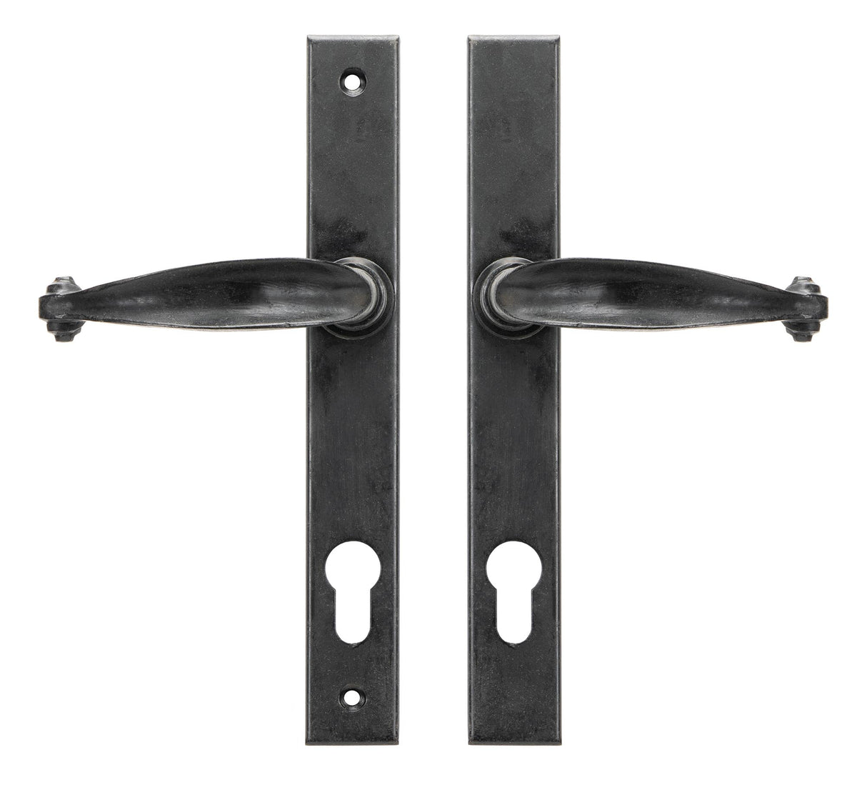From The Anvil - External Beeswax Cottage Slimline Lever Espag. Lock Set | Sku. 45593 | Trade Door Handles.