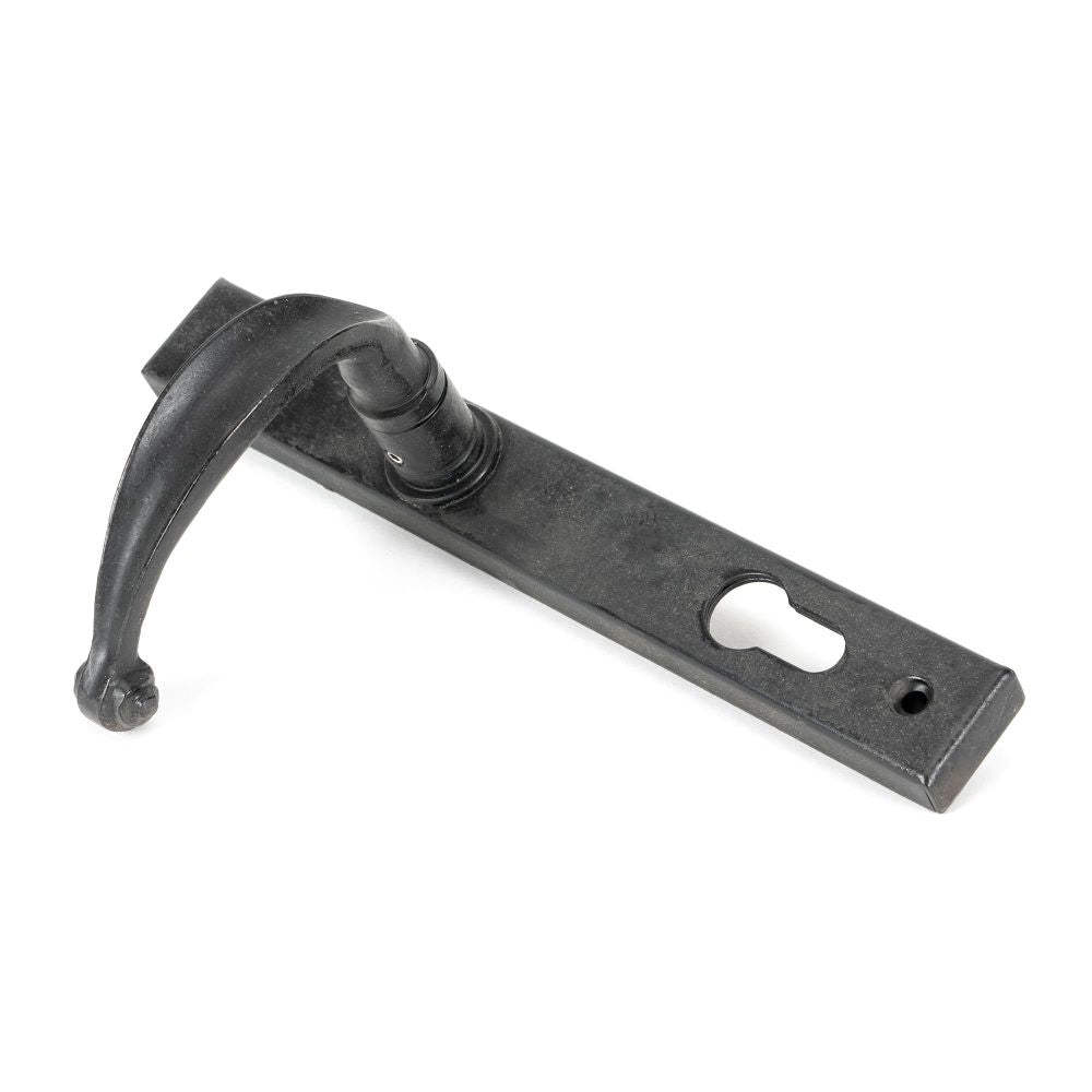 From The Anvil - External Beeswax Cottage Slimline Lever Espag. Lock Set | Sku. 45593 | Trade Door Handles.